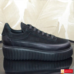 Pantofi Sport Piele Naturala Neagra Gabinna 4005-1