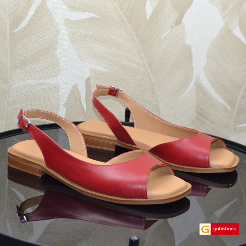 Sandale Piele Naturala Rosie Lorena 3916-1