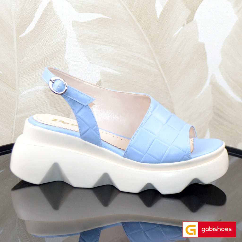 Sandale Casual Dama Piele Naturala Blue Lorena 1167-9