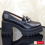 Pantofi Dama Piele Naturala Neagra Gabinna 2056-1