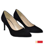 Pantofi Office Dama Piele Naturala Neagra Lorena 3590-1