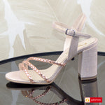 Sandale Dama Office Piele Intoarsa Pudra Lorena 3949-2