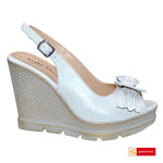 Sandale Dama Piele Naturala Alba Lorena 2