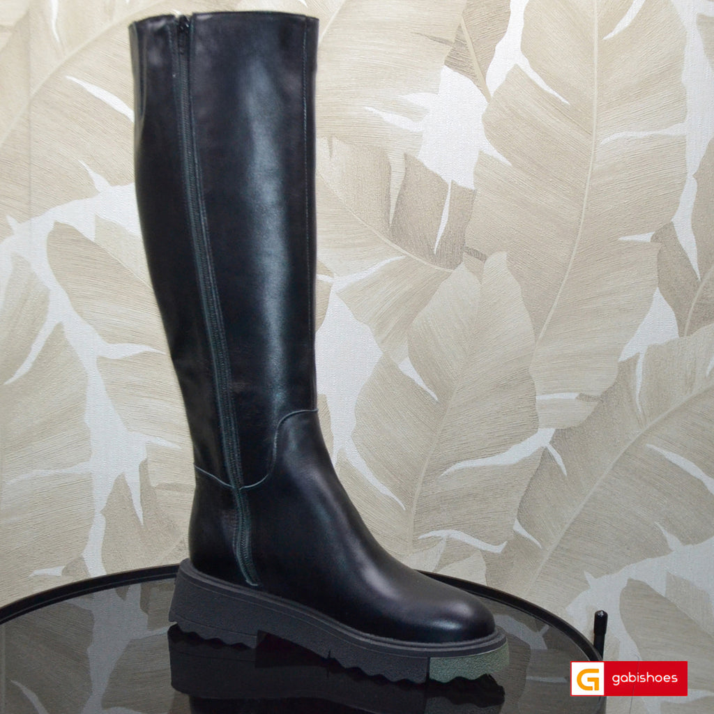Cizme Dama Piele Naturala Neagra Lorena 4167-3