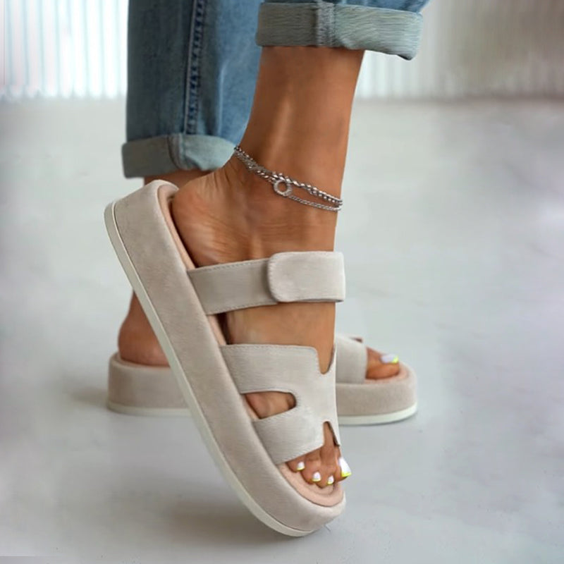Sandale Piele Naturala Bej Lorena 3939-6