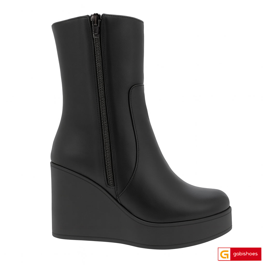 Ghete Piele Naturala Neagra Lorena 1320-3