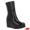 Ghete Piele Naturala Neagra Lorena 1320-3