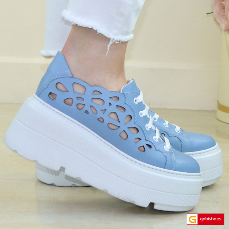 Pantofi Sport Dama Piele Naturala Blue Lorena 3863-2