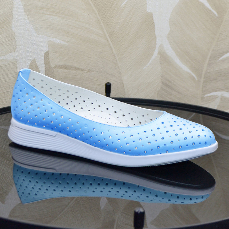 Balerini Piele Naturala Blue Lorena 3970-2