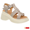 Sandale Piele Naturala Taupe Lorena 3400-7