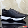 Sneakers Piele Naturala Neagra Lorena 2028-2028