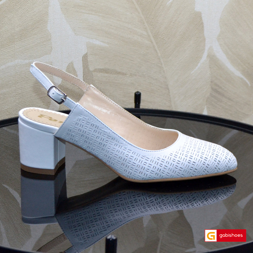 Sandale Dama Office Piele Naturala Alba Lorena 3895-2 T