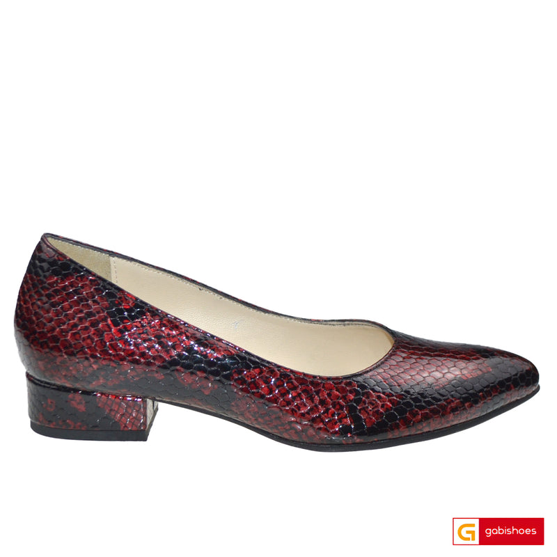 Pantofi Office Dama Piele Naturala Bordo Lorena 3995-5