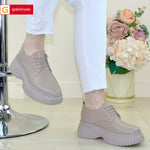 Pantofi Casual Dama Piele Naturala Taupe Lorena 3077-1