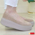 Balerini Piele Naturala Taupe Gabriela 3146-56