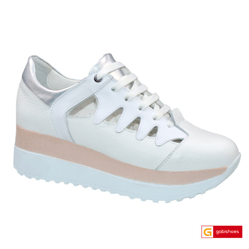 Pantofi Sport Piele Naturala Bej Lorena 3890-2026