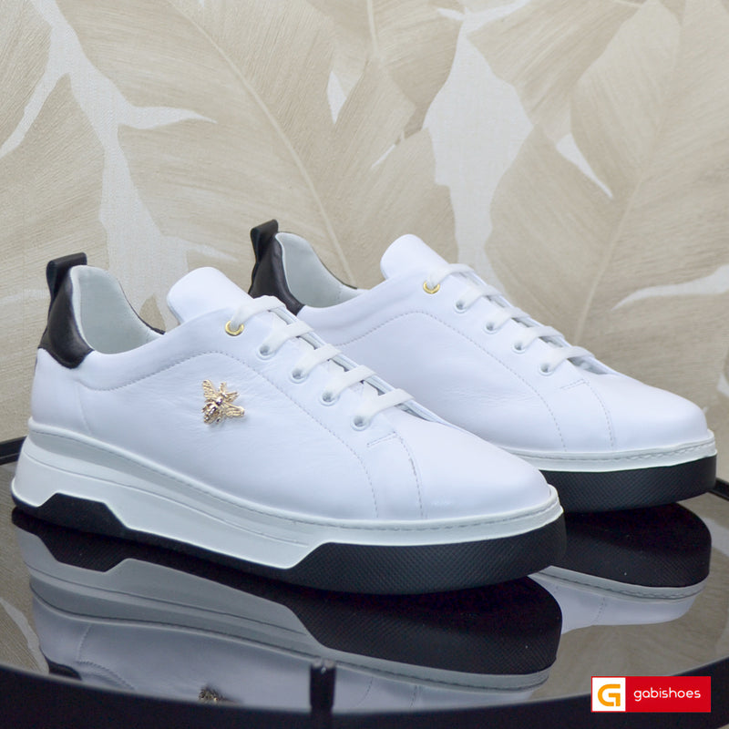 Pantofi Sport Dama Piele Naturala Alba Lorena 3379-5