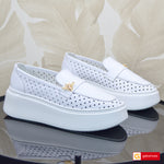 Pantofi Sport Piele Naturala Alba Lorena 3840-10
