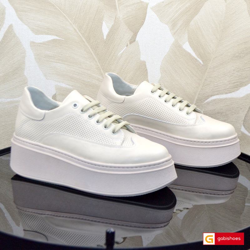 Pantofi Casual Dama Piele Naturala Bej Lorena 1896-5