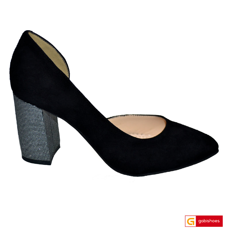 Pantofi Office Dama Piele Naturala Neagra Lorena 685-9