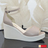 Sandale Dama Piele Naturala Taupe Lorena 4068-1