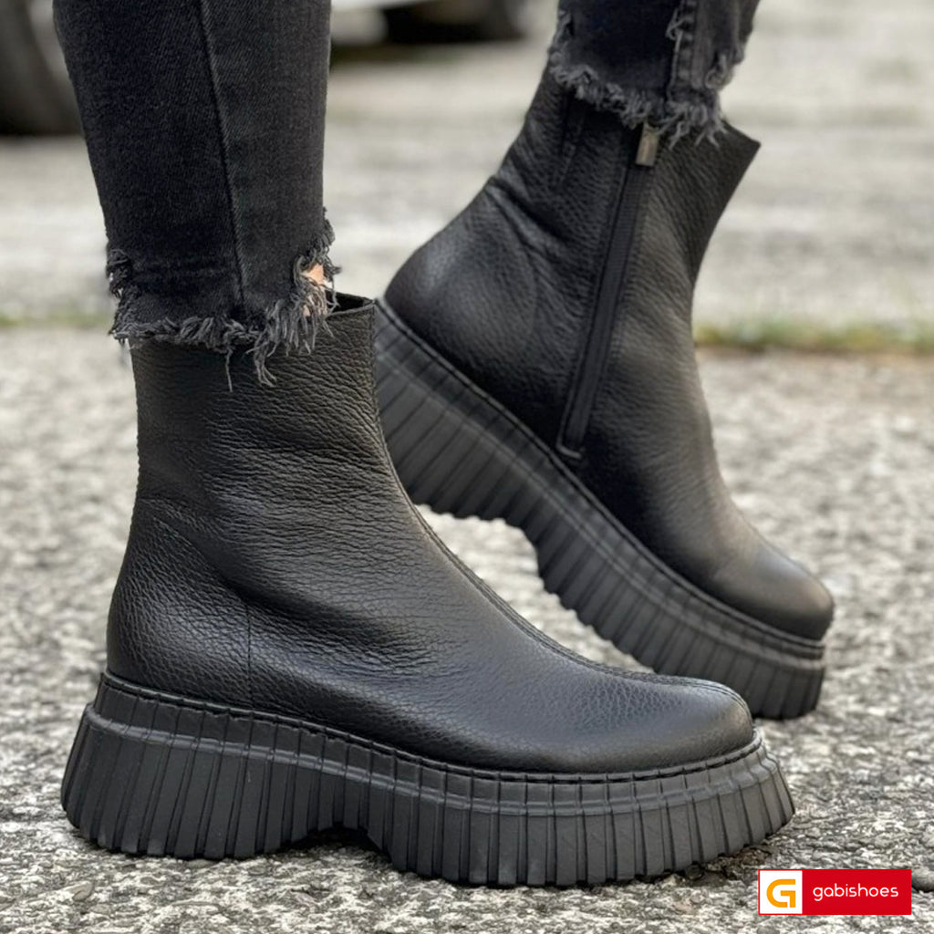 Ghete Dama  Piele Naturala Gabinna 7001-10