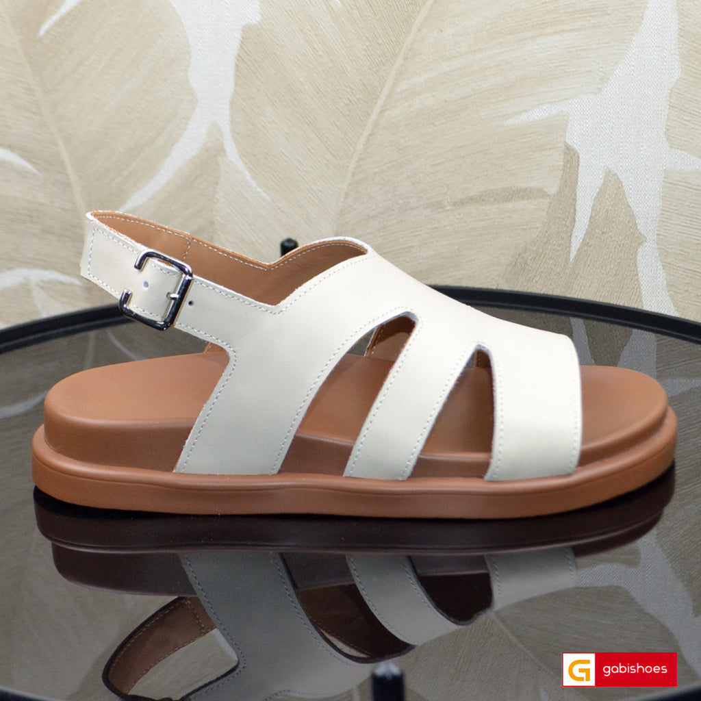 Sandale Piele Naturala Bej Lorena 3920-2