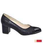 Pantofi Office Dama Piele Naturala Neagra Stefy 3631-1