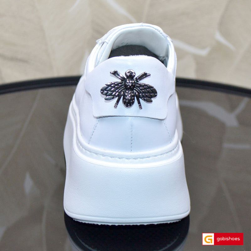 Pantofi Sport Dama Piele Naturala Alba Lorena 3606-1