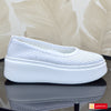 Balerini Piele Naturala Alba Gabriela 3988-1