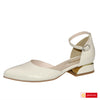 Sandale Dama Office Piele Naturala Bej Lorena 3944-3
