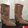 Ghete Dama Piele Naturala Intoarsa Maro Sandy 4112-4