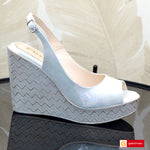 Sandale Dama Piele Naturala Alb Sidef Lorena 3917-1