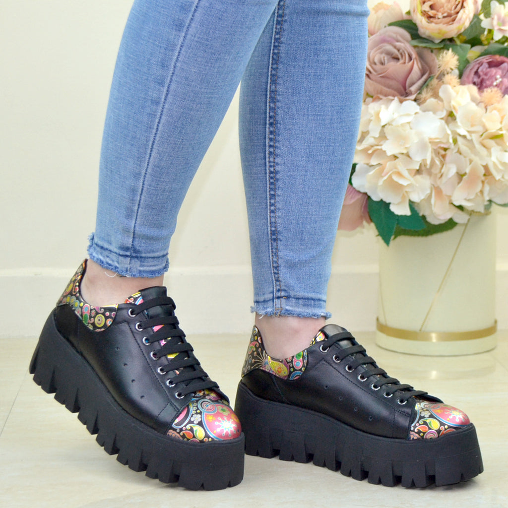 Pantofi Sport Piele Naturala Bej Gabinna 3873-4