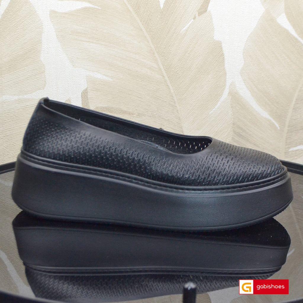Balerini Piele Naturala Neagra Gabriela 3928-5