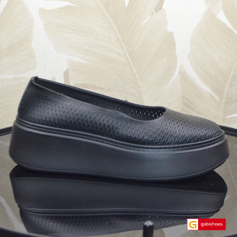 Balerini Piele Naturala Neagra Gabriela 3928-5