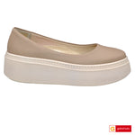 Balerini Piele Naturala Taupe Gabriela 3146-54