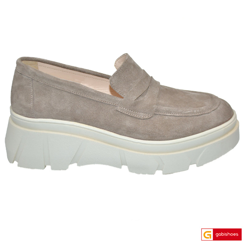 Pantofi Casual Dama Piele Naturala Taupe Lorena 3267-2