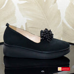 Pantofi Casual Dama Piele Naturala Neagra Lorena 1148-38