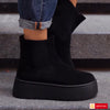 Ghete Dama Streach Piele Naturala Intoarsa Gabinna 4104-2026 TT NEW