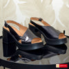 Sandale Dama Piele Naturala Neagra Gabina 404