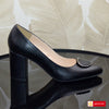 Pantofi Office Dama Piele Naturala Neagra Lorena 470-40