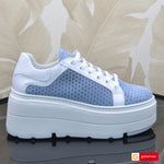 Pantofi Sport Piele Naturala Blue Lorena 3937-1
