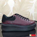 Pantofi Sport Dama Piele Naturala Bordo Lorena 3600-30