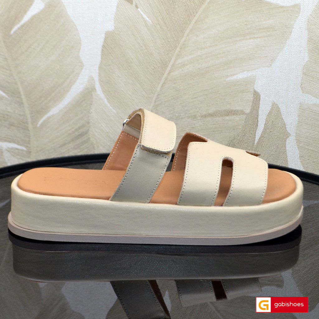 Sandale Piele Naturala Bej Lorena 3939-18
