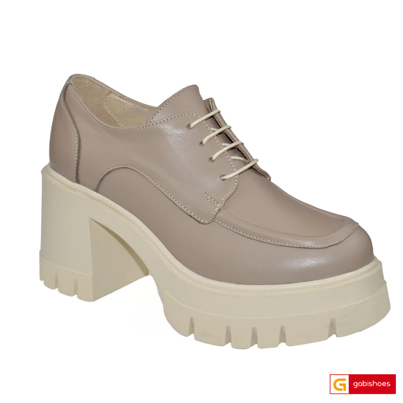 Pantofi Dama Piele Naturala Taupe Gabinna 3189-9