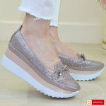 Pantofi Sport Piele Naturala Taupe Gabinna 3156-6
