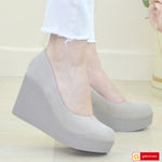 Pantofi Dama Piele Naturala Intoarsa Bej Sandy 1422-14