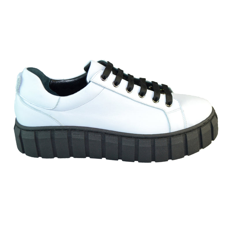 Pantofi Sport Piele Naturala Alba Lorena 1248-3