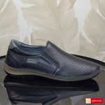 Pantofi Casual Barbat Piele Naturala Neagra 9505